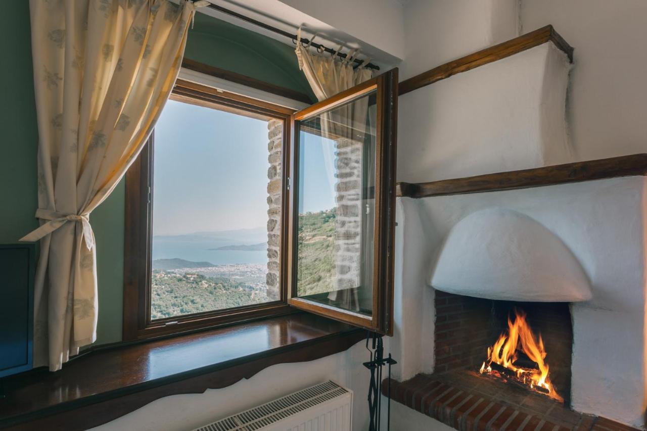 Archontiko Anemos Otel Makrinítsa Dış mekan fotoğraf